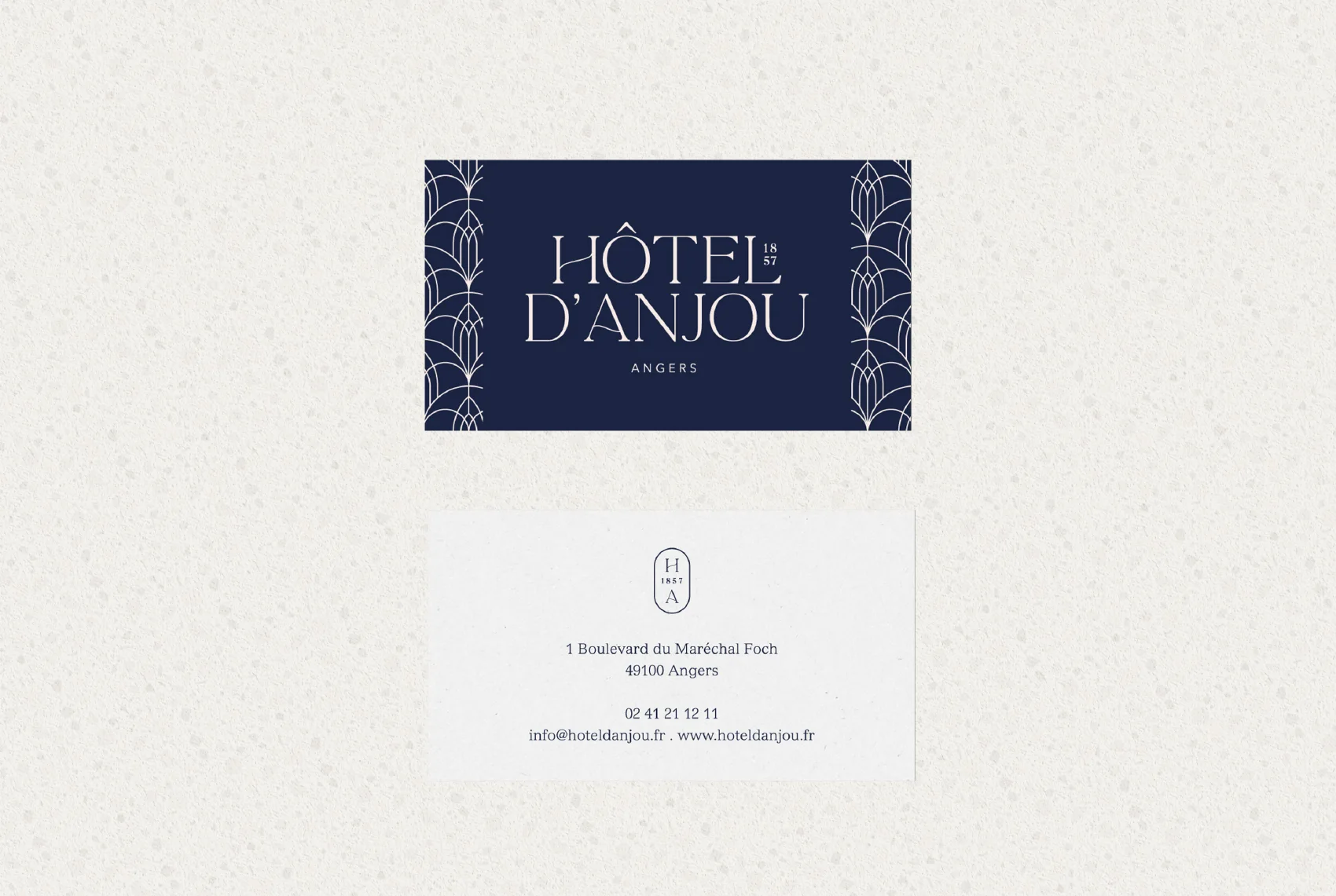 carte de visite hotel