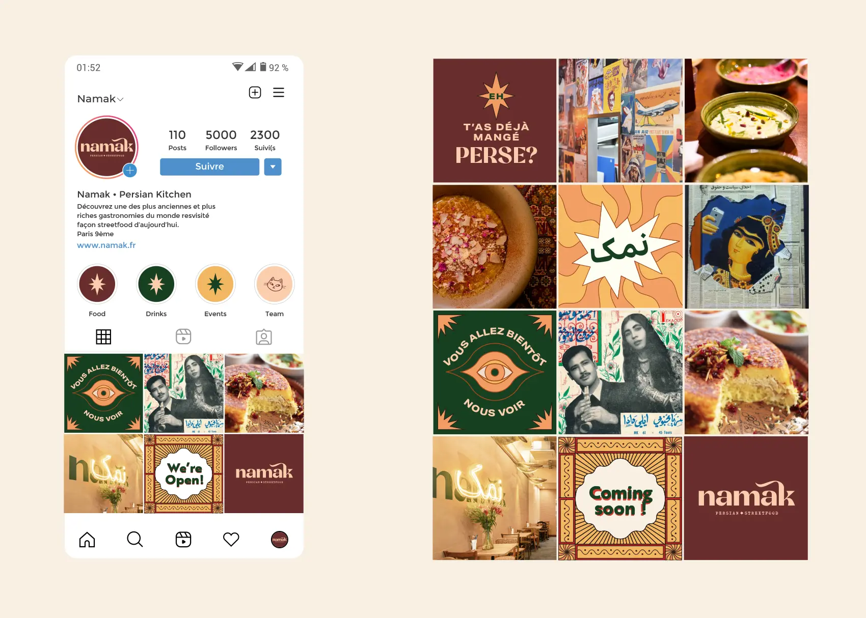 Graphisme compte instagram