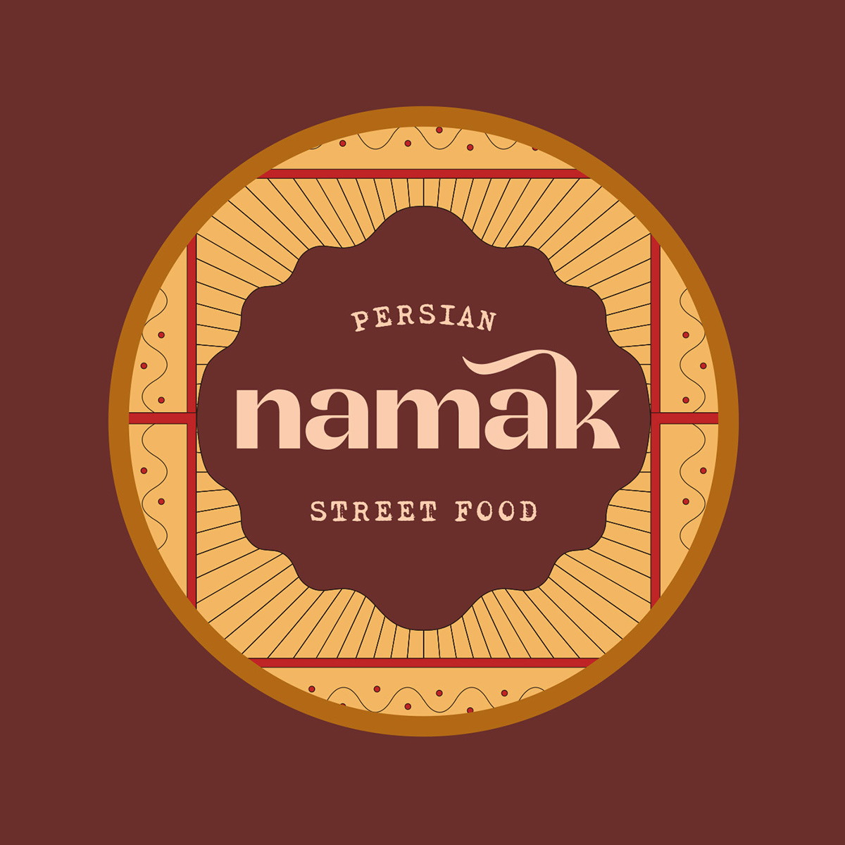 Création logo et branding pour un restaurant de streetfood perse